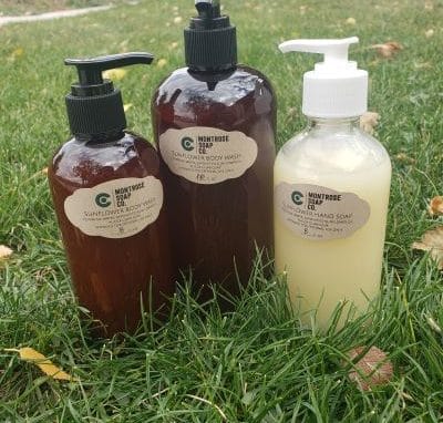 Sunflower Body Wash and Hand Soap